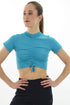 קרופ דו- כיוונית Cropped Drop Turquoise