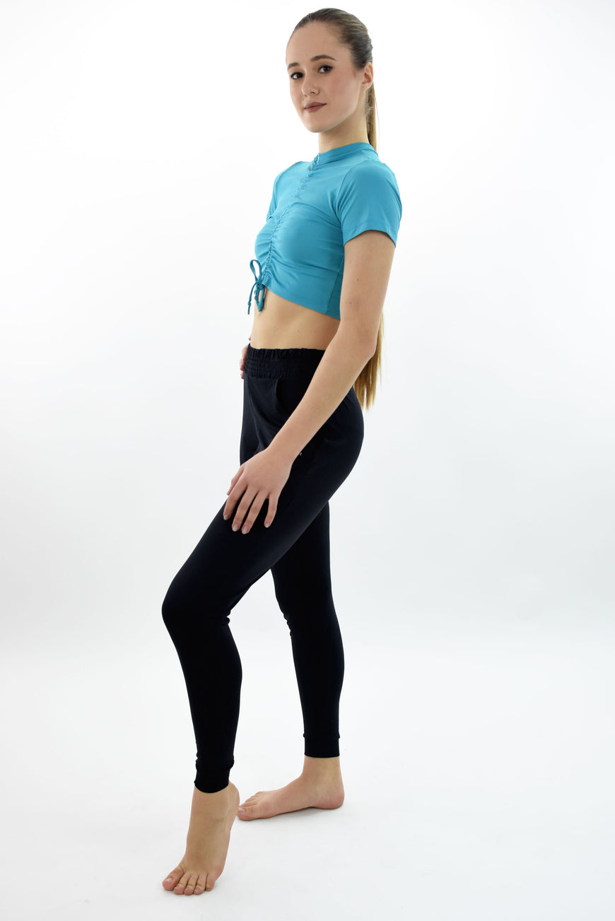 קרופ דו- כיוונית Cropped Drop Turquoise