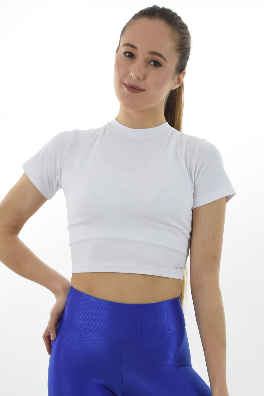 קרופ דו-כיוונית Cropped Drop White