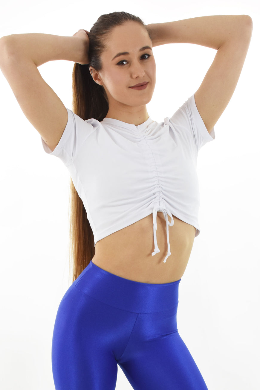 קרופ דו-כיוונית Cropped Drop White
