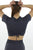 קרופ דו-כיוונית Cropped Drop Grey